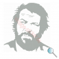 Autoaufkleber Bud Spencer A, Aufkleber Bud Spencer A